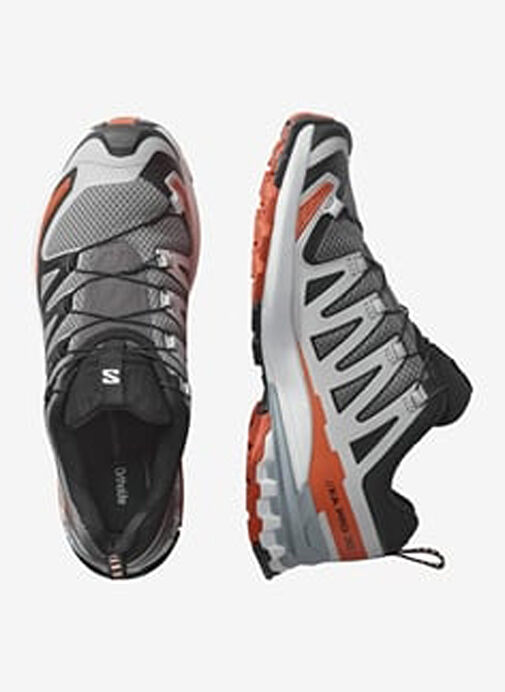 SALOMON Gri - Turuncu Xa Pro 3D V9 Erkek Outdoor Ayakkabı L47747600 - Görsel 3