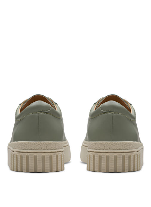 Clarks Yeşil Kadın Deri Sneaker 26181208 - Görsel 7