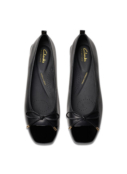 Clarks Siyah Kadın Deri Babet 26181322 - Görsel 6