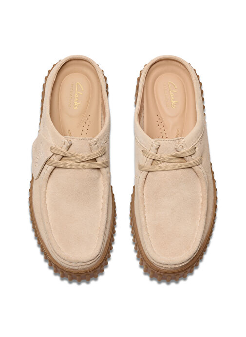 Clarks Ekru Kadın Süet Terlik 26181197 - Görsel 6