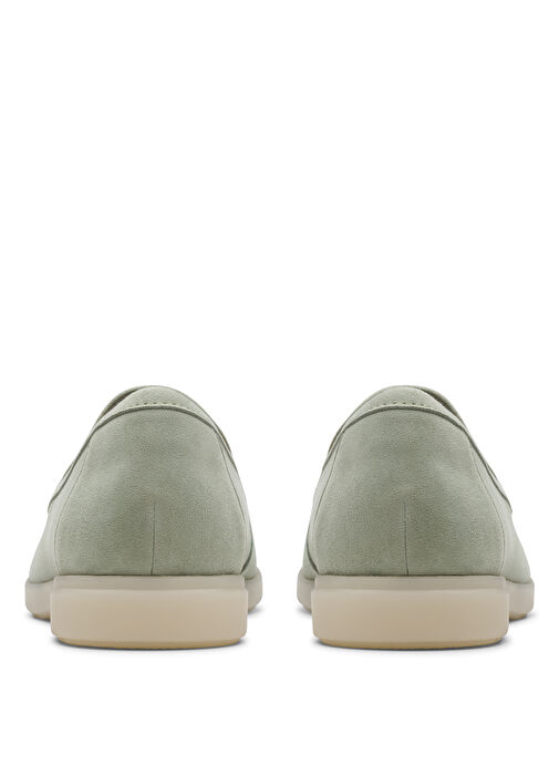 Clarks Yeşil Kadın Deri Loafer 26181451 - Görsel 7