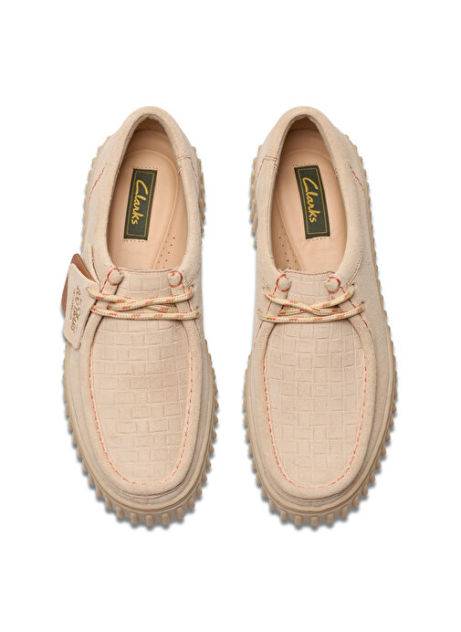 Clarks Ekru Kadın Süet Düz Ayakkabı 26181191 - Görsel 6