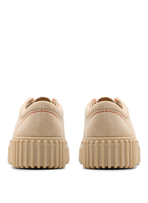 Clarks Ekru Kadın Süet Düz Ayakkabı 26181191 - Görsel 7