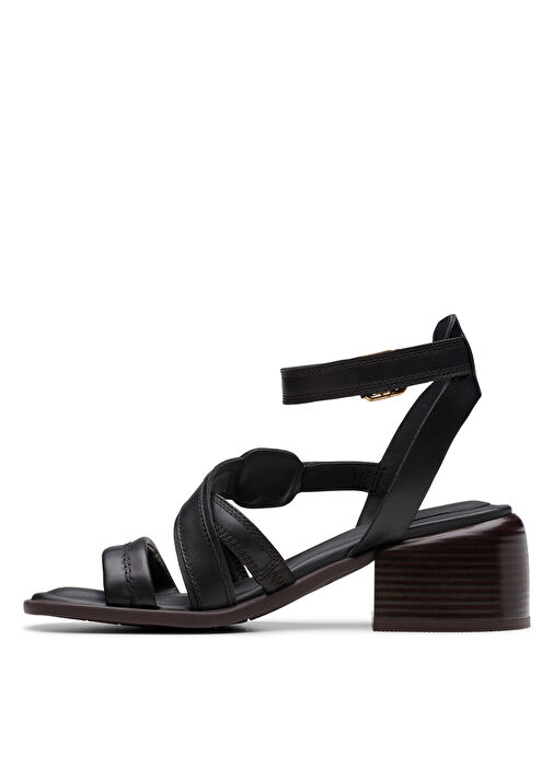 Clarks Siyah Kadın Deri Topuklu Ayakkabı 26181243 - Görsel 3