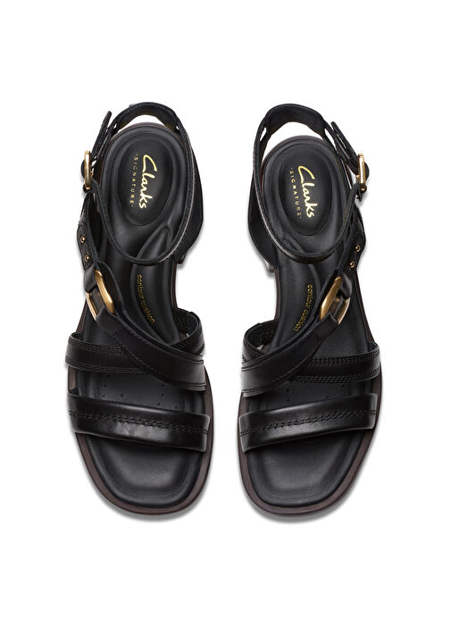 Clarks Siyah Kadın Deri Topuklu Ayakkabı 26181243 - Görsel 6