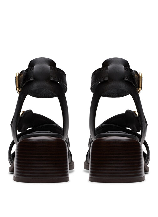 Clarks Siyah Kadın Deri Topuklu Ayakkabı 26181243 - Görsel 7