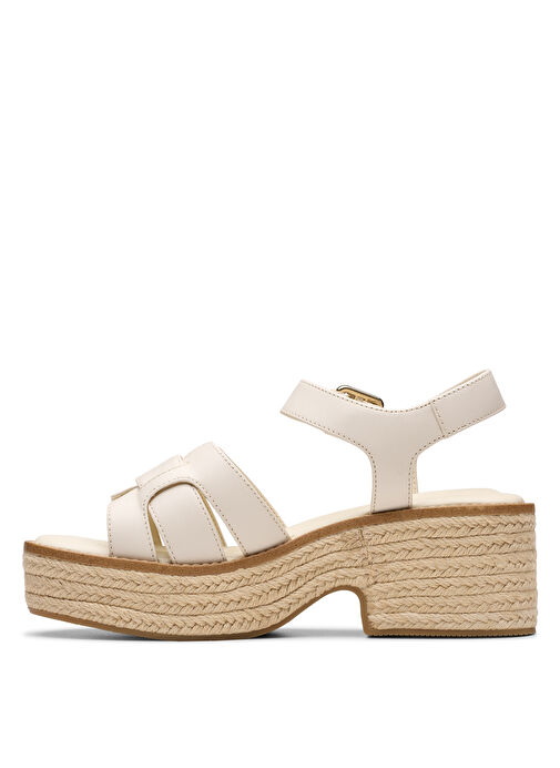 Clarks Ekru Kadın Deri Topuklu Ayakkabı 26181249 - Görsel 3