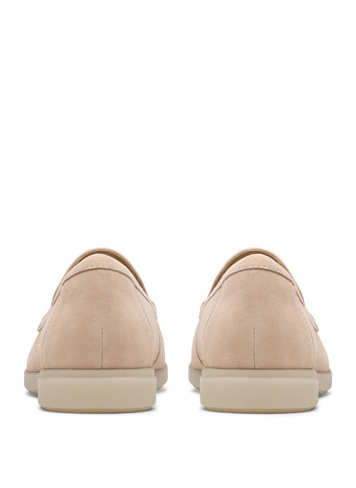 Clarks Pembe Kadın Süet Loafer 26181453 - Görsel 7