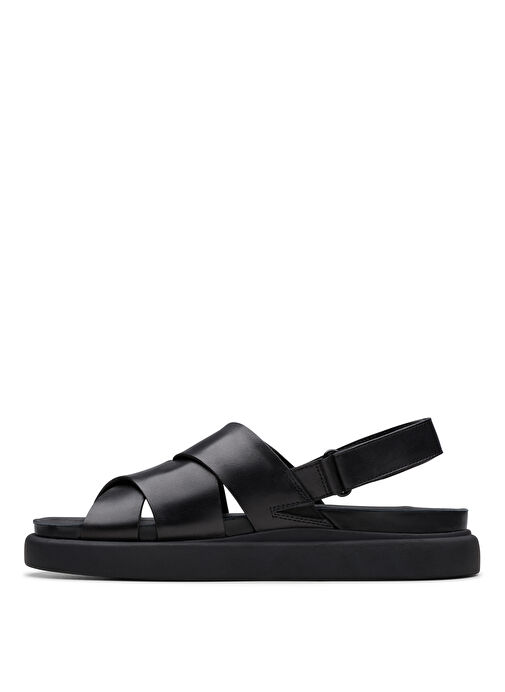 Clarks Siyah Kadın Deri Sandalet 26181255 - Görsel 3