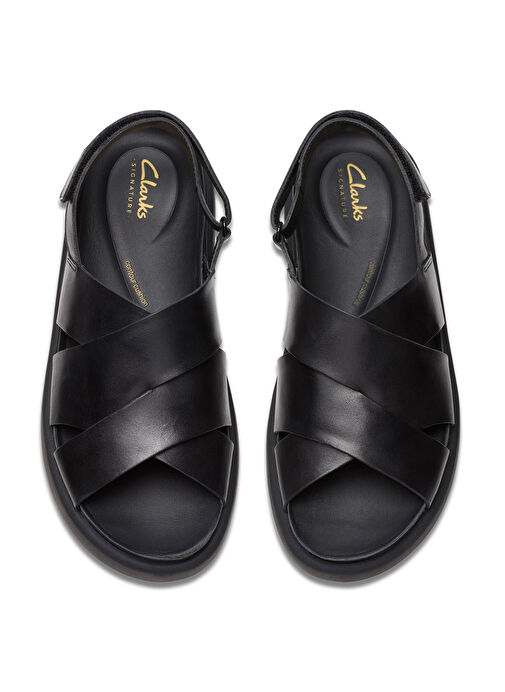 Clarks Siyah Kadın Deri Sandalet 26181255 - Görsel 6
