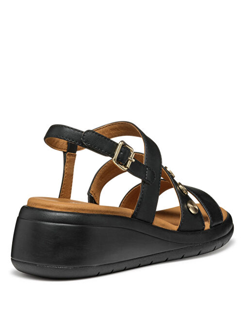 Geox Siyah Kadın Sandalet D550EF - Görsel 4