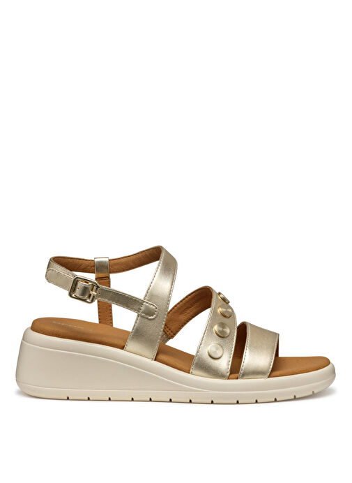 Geox Altın Kadın Sandalet D550EF - Görsel 2