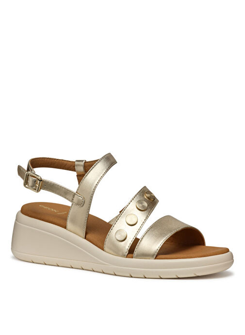 Geox Altın Kadın Sandalet D550EF - Görsel 3