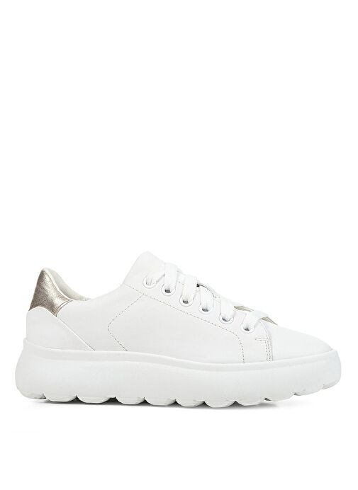 Geox Beyaz Kadın Deri Sneaker D35TCB - Görsel 2