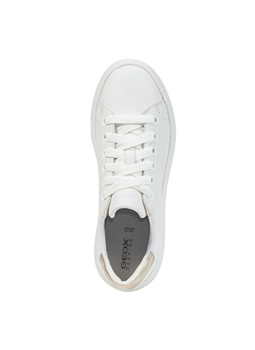 Geox Beyaz Kadın Deri Sneaker D35TCB - Görsel 6