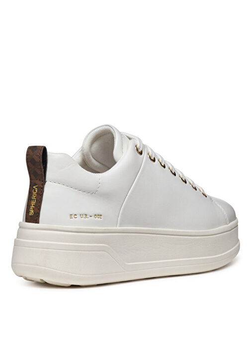 Geox Beyaz Kadın Deri Sneaker D46WVA - Görsel 4