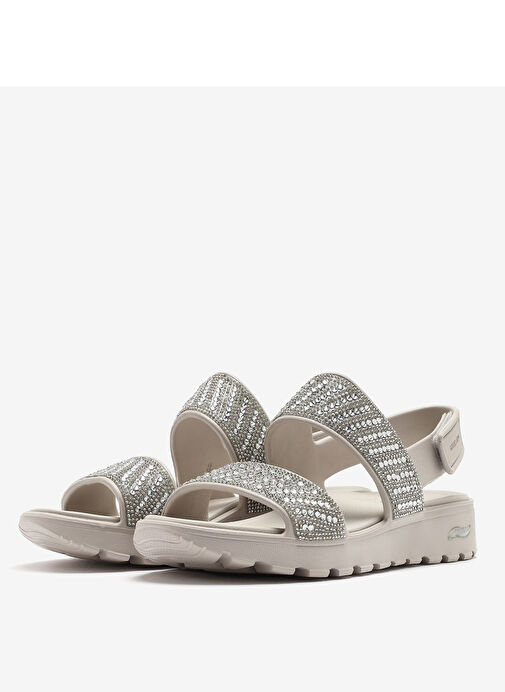 Skechers Bej Kadın Sandalet 111531 NAT - Görsel 4