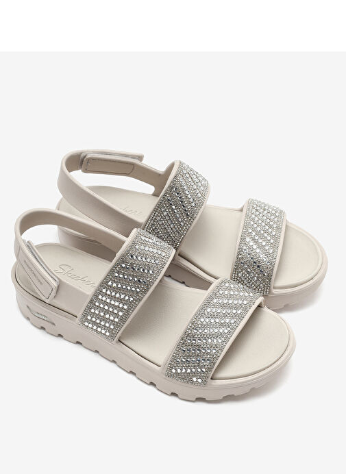Skechers Bej Kadın Sandalet 111531 NAT - Görsel 5