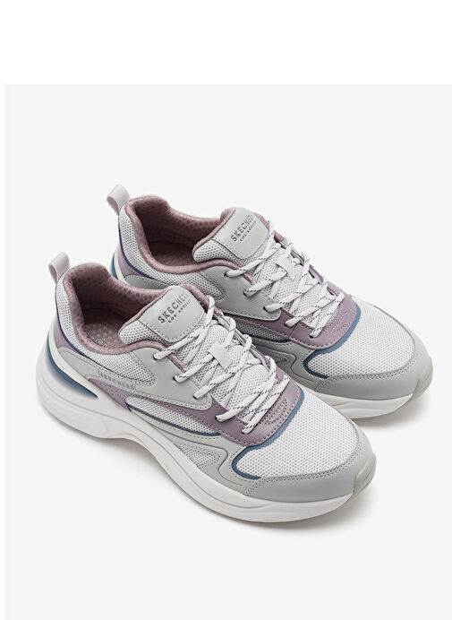 Skechers Gri Kadın Sneaker 177565 GYMT - Görsel 5