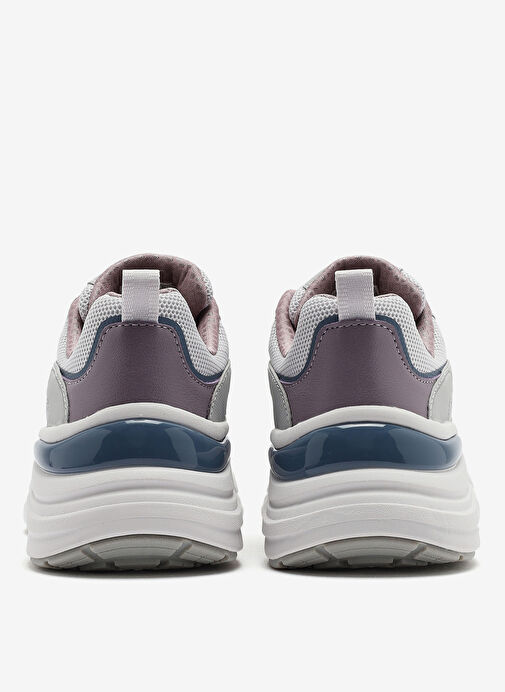Skechers Gri Kadın Sneaker 177565 GYMT - Görsel 7