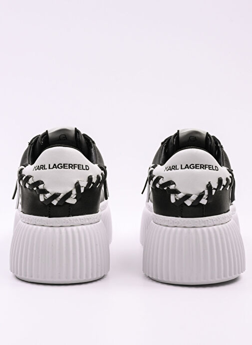 KARL LAGERFELD Siyah Kadın Deri Sneaker KL42372 - Görsel 5