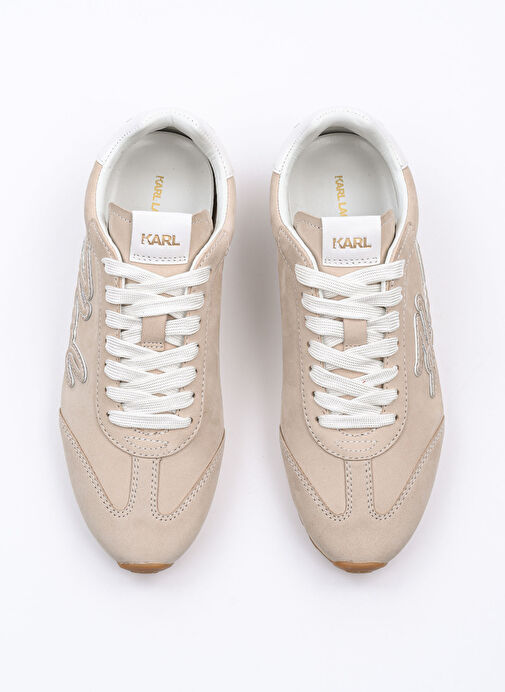 KARL LAGERFELD Pembe Kadın Deri Sneaker KL65912 - Görsel 4