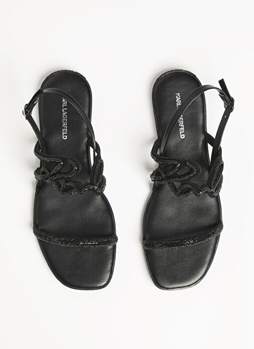 KARL LAGERFELD Siyah Kadın Sandalet KL87425 - Görsel 4