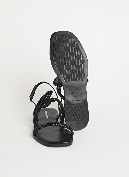 KARL LAGERFELD Siyah Kadın Sandalet KL87425 - Görsel 5