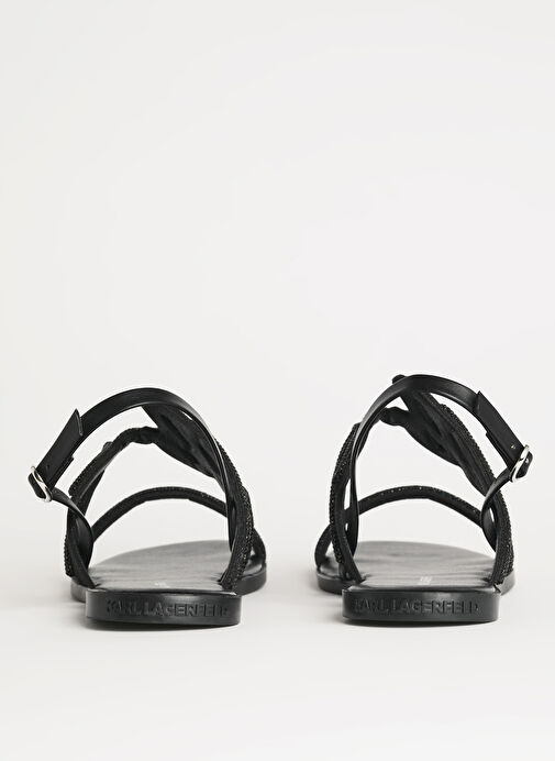 KARL LAGERFELD Siyah Kadın Sandalet KL87425 - Görsel 6