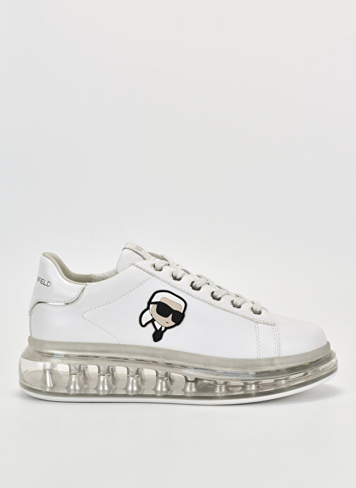 KARL LAGERFELD Beyaz Kadın Deri Sneaker KL62630N - Görsel 2