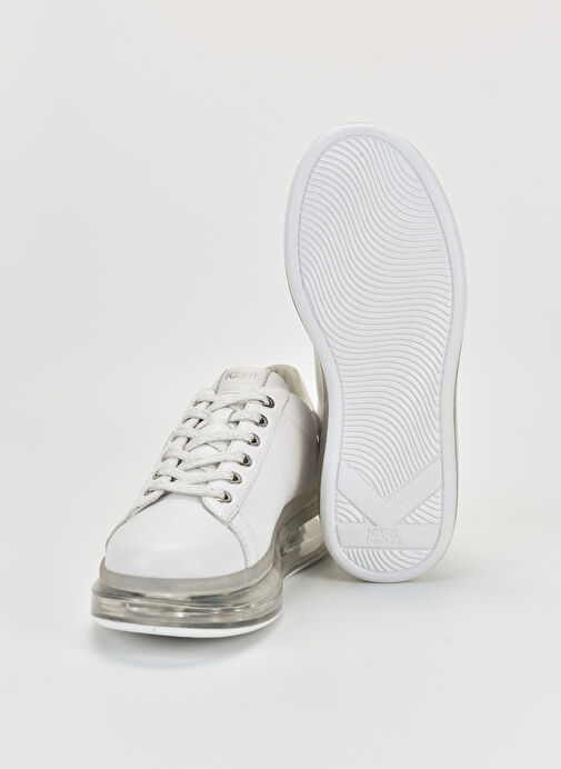 KARL LAGERFELD Beyaz Kadın Deri Sneaker KL62630N - Görsel 5