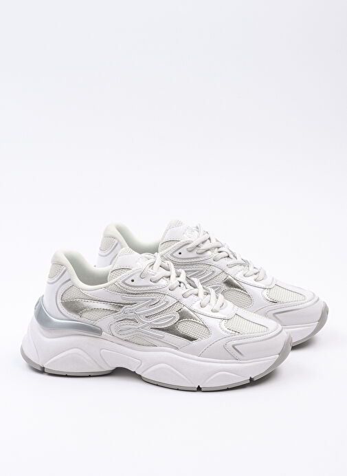 KARL LAGERFELD Beyaz Kadın Deri Sneaker KL65625 - Görsel 3