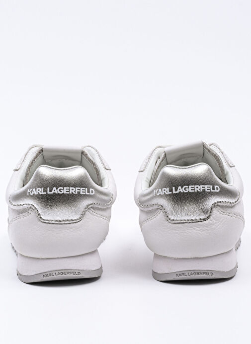 KARL LAGERFELD Beyaz Kadın Deri Sneaker KL65911A - Görsel 5