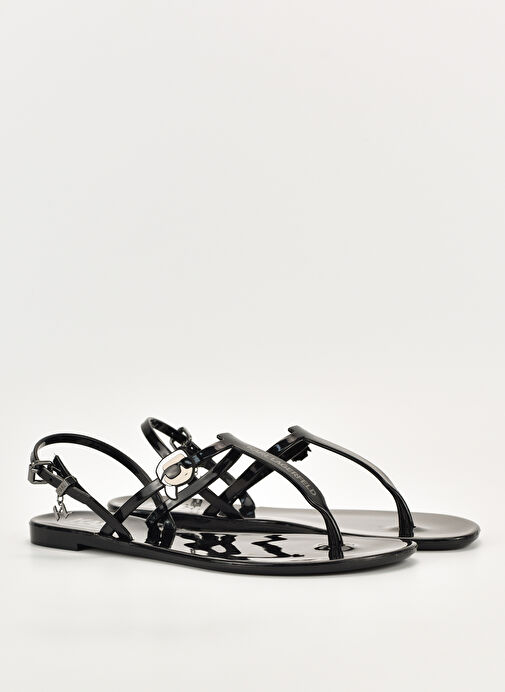 KARL LAGERFELD Siyah Kadın Sandalet KL80002N - Görsel 3