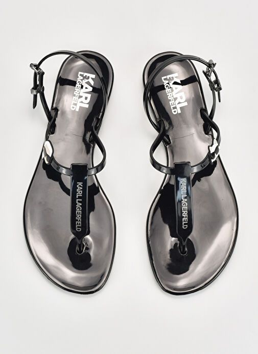 KARL LAGERFELD Siyah Kadın Sandalet KL80002N - Görsel 4