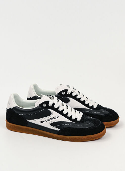 KARL LAGERFELD Siyah Kadın Deri Sneaker KL63855 - Görsel 3