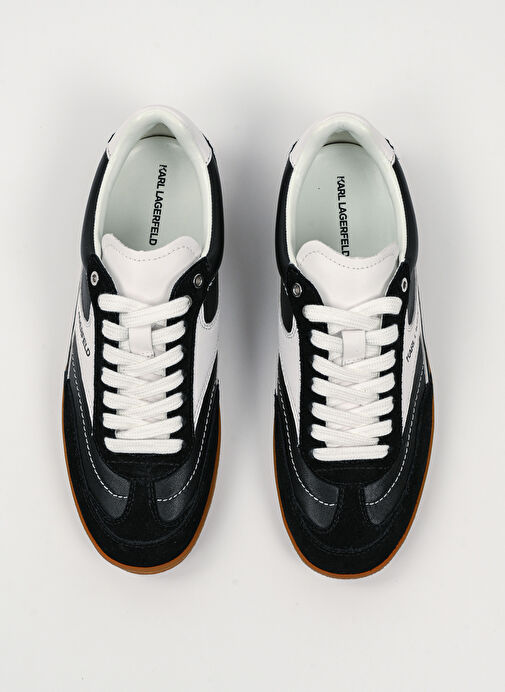 KARL LAGERFELD Siyah Kadın Deri Sneaker KL63855 - Görsel 4