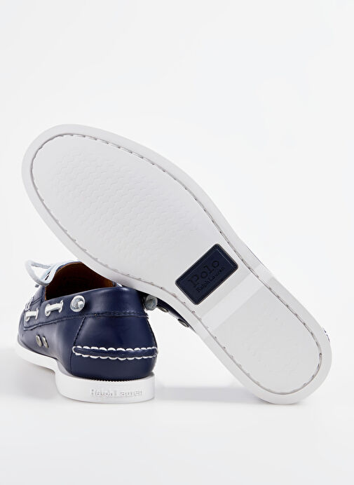 Polo Ralph Lauren Lacivert Erkek Deri Günlük Ayakkabı Merton - Görsel 5
