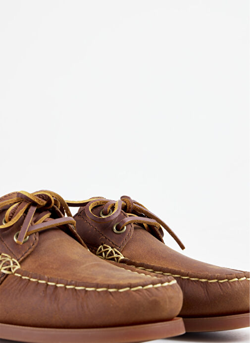 Polo Ralph Lauren Kahverengi Erkek Deri Günlük Ayakkabı Merton - Görsel 6