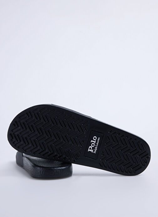 Polo Ralph Lauren Siyah Erkek Plaj Terliği Polo Slide - Görsel 5