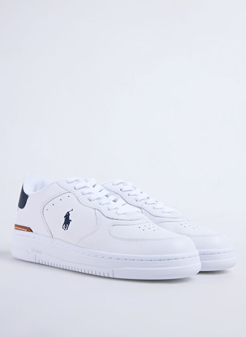 Polo Ralph Lauren Beyaz Erkek Sneaker Masters Court - Görsel 3