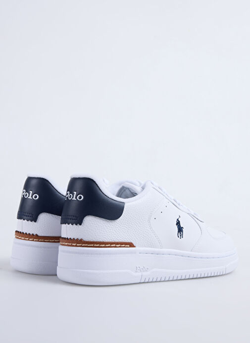 Polo Ralph Lauren Beyaz Erkek Sneaker Masters Court - Görsel 4