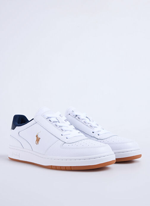 Polo Ralph Lauren Beyaz Erkek Sneaker Polo Court - Görsel 3