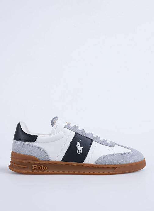 Polo Ralph Lauren Beyaz Erkek Deri Sneaker Hrt Aera Pp - Görsel 2