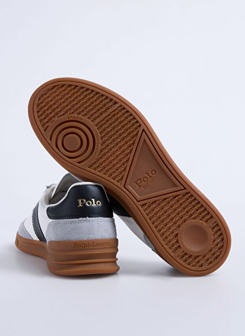 Polo Ralph Lauren Beyaz Erkek Deri Sneaker Hrt Aera Pp - Görsel 5