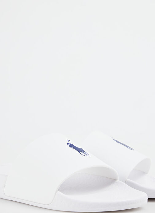 Polo Ralph Lauren Ekru Erkek Plaj Terliği Polo Slide - Görsel 6