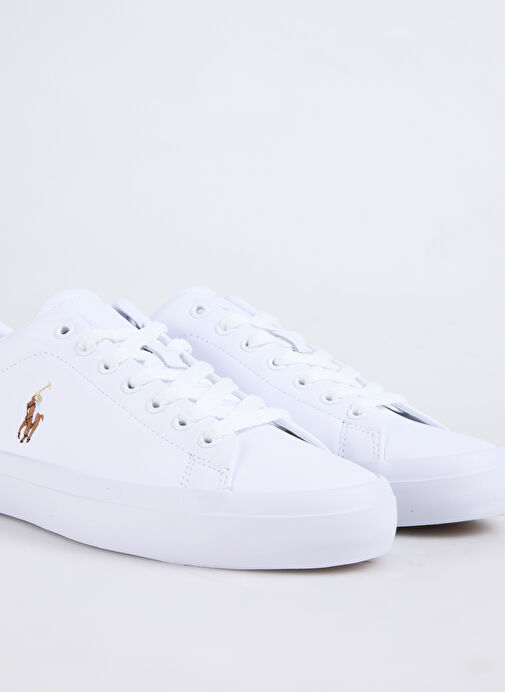 Polo Ralph Lauren Beyaz Erkek Deri Sneaker Longwood - Görsel 11