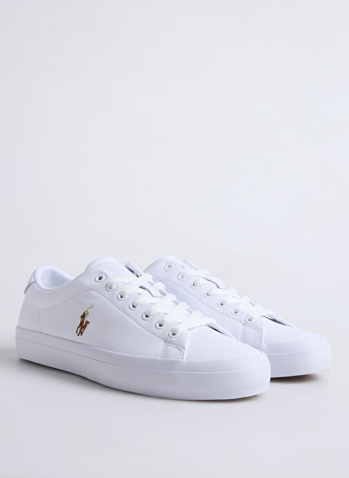 Polo Ralph Lauren Beyaz Erkek Deri Sneaker Longwood - Görsel 7