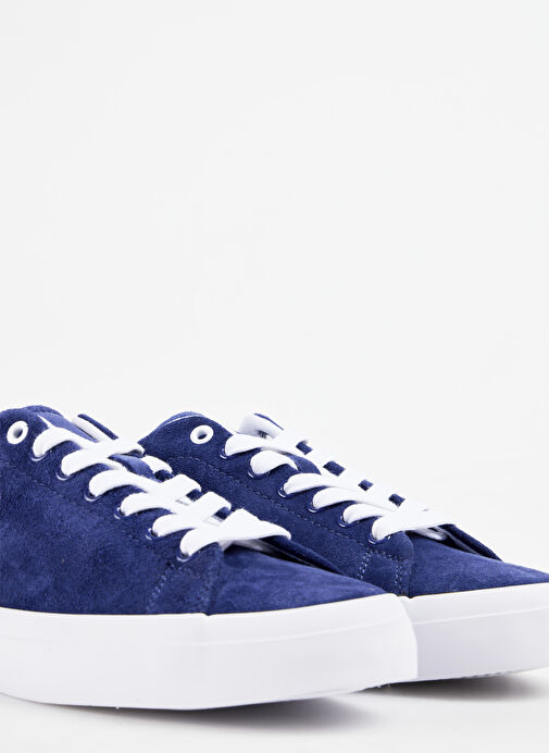 Polo Ralph Lauren Lacivert Erkek Deri Sneaker Longwood - Görsel 6