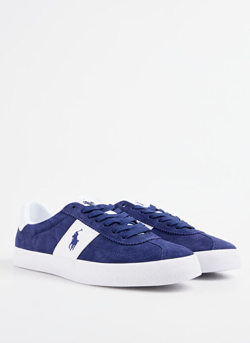 Polo Ralph Lauren Lacivert Erkek Deri Sneaker Court Vlc Pp - Görsel 3